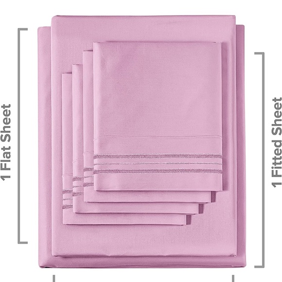 Pink King Size Sheet Set - Picture 3 of 4